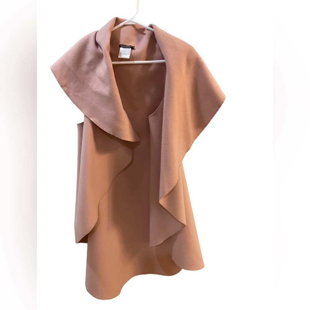 Buff Pink- Waterfall Vest- Qed London - Size M